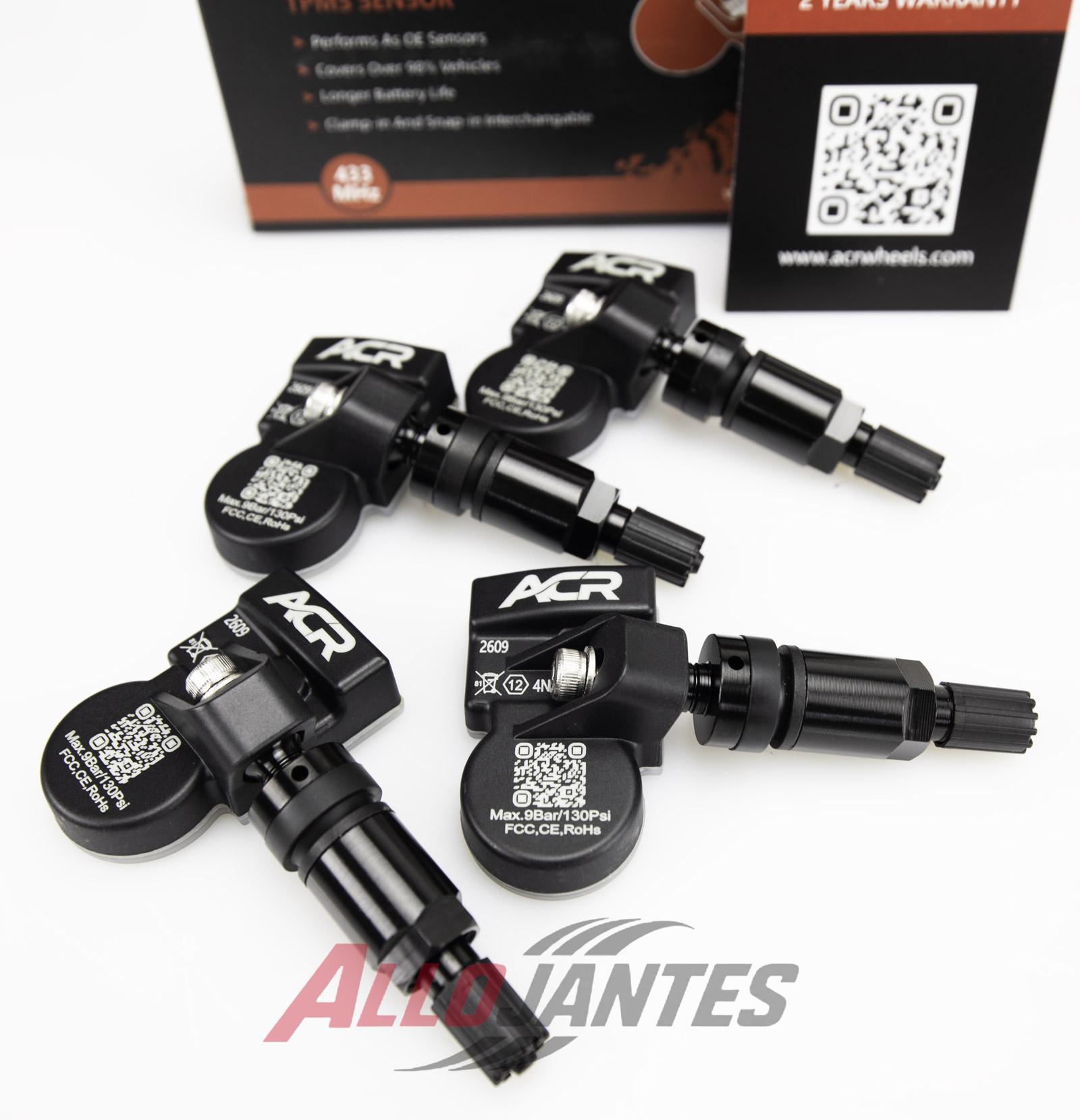 4 Valves TPMS - Noires photo 2